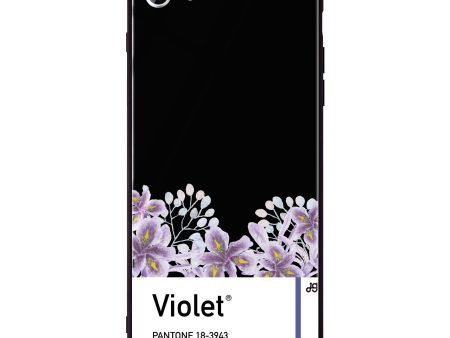 #18-3943 Blue Iris I iPhone SE Glass Case Online now