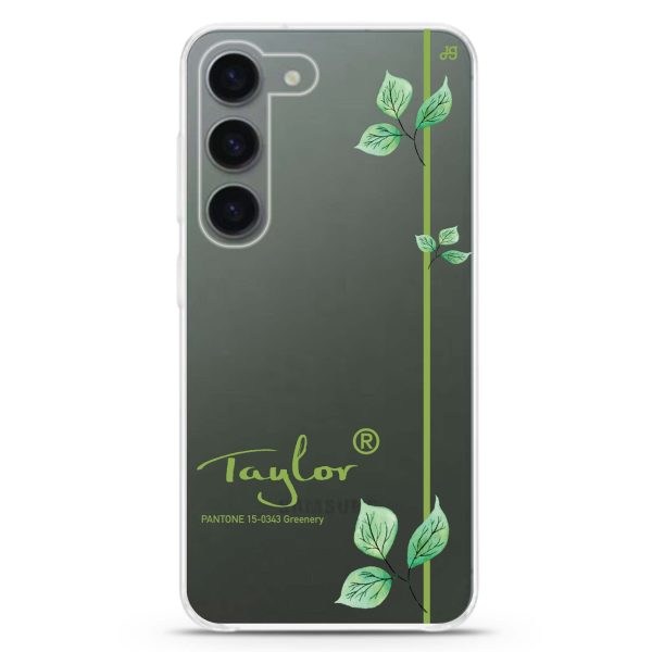 #15-0343 Greenery II Samsung Galaxy Ultra Clear Case Supply