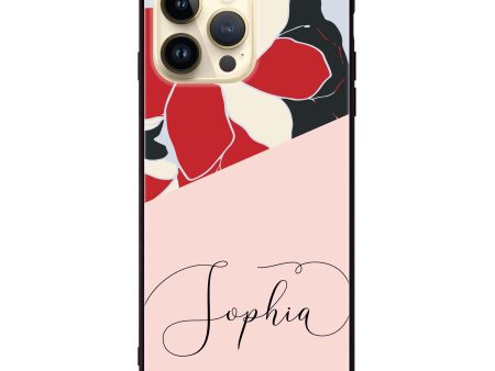 Floral POP iPhone 14 Pro Glass Case Cheap