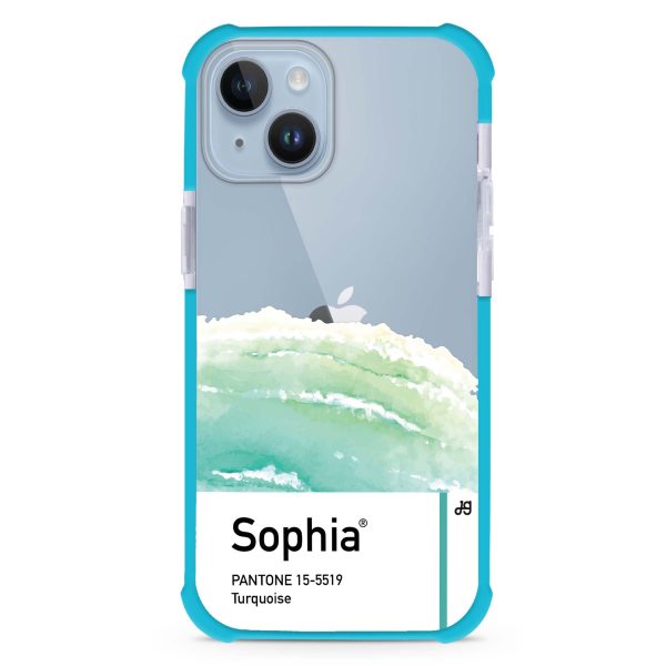 #15-5519 Turquoise I iPhone 13 Mini Ultra Shockproof Case For Sale